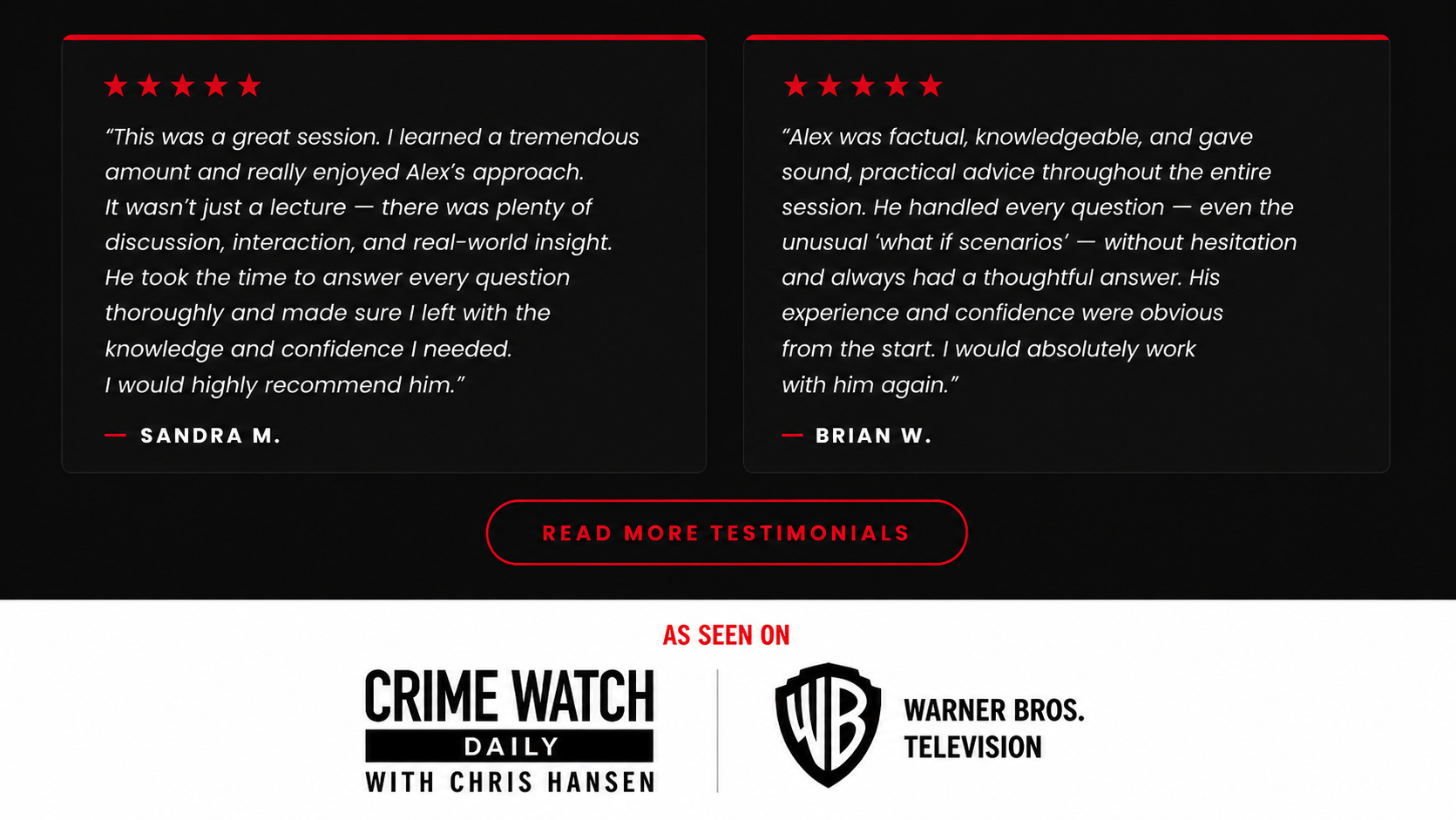 testimonials alex gemma