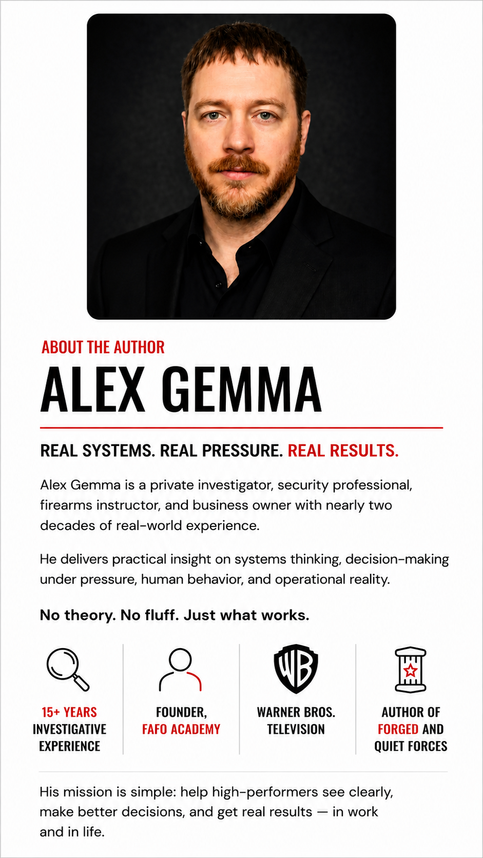 alex gemma fafo academy bio