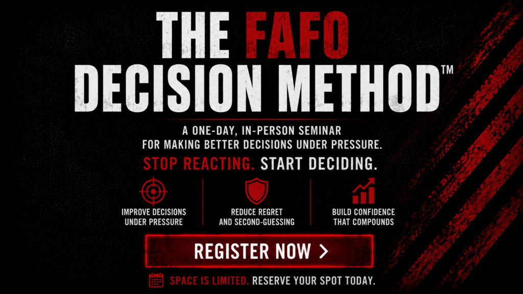 The FAFO Decision Method Alex Gemma FAFO Academy